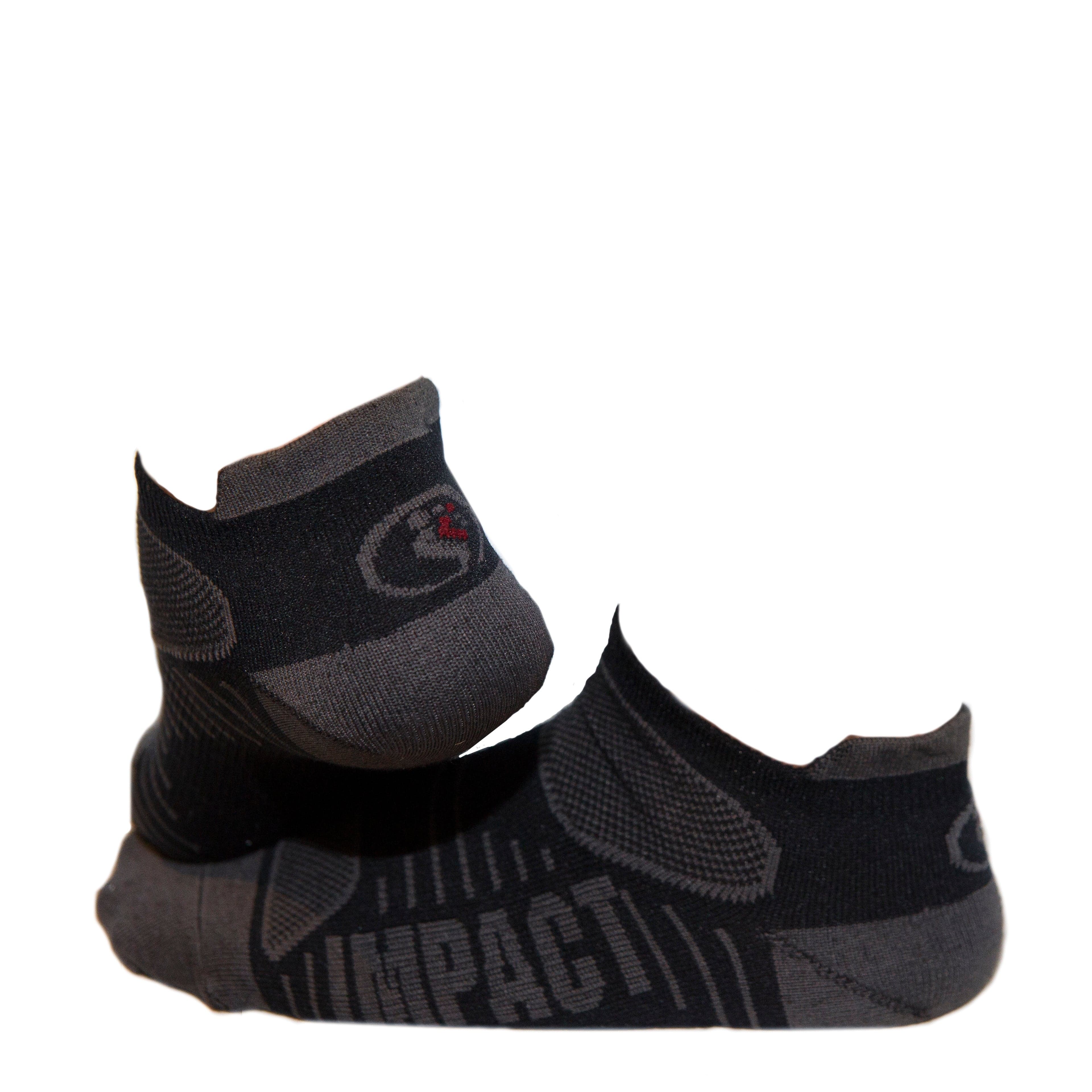 Soleimpact Tabby No-Show socks in black