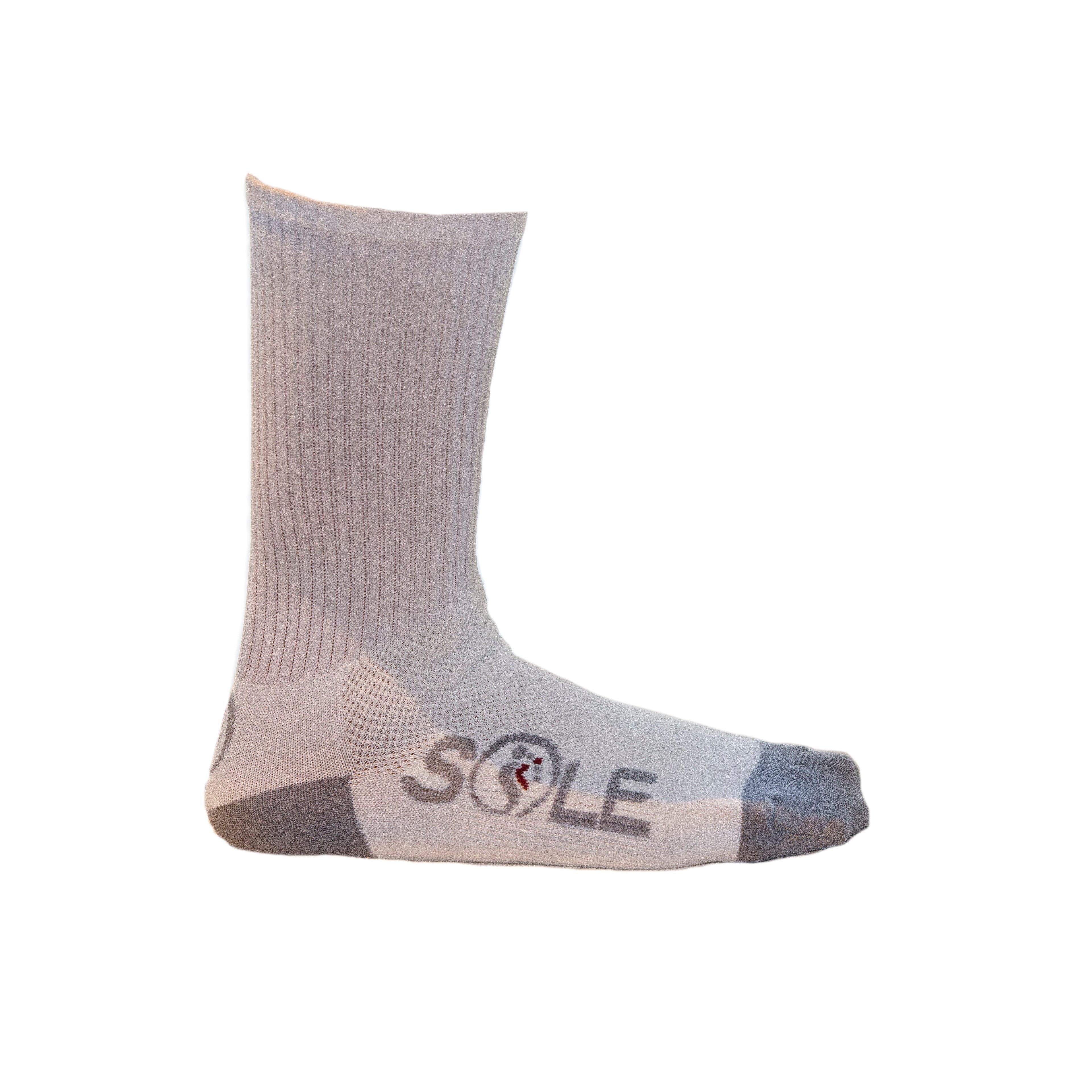 Soleimpact Airmesh Mid-Calf socks in white